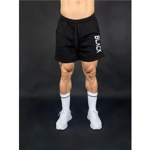 DAXİS Sportwear Company  Gri Erkek Black Baskılı Regular Fit Cepli Şort
