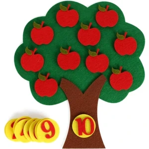 Sayıları Öğreten Ağaç 2 3 4 5 6 Yas Egitici Oyuncak Montessori Anaokulu Matematik