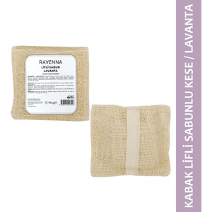 Lavantalı Kabak Lifli Sabunlu Kese Peeling Etkisiyle 100 Gr Doğal Temizlik