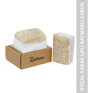 Doğal Kabak Lifli El Yapımı Kaymaklı Sabun 130 Gr