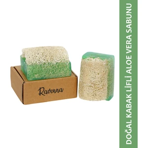 Doğal Kabak Lifli El Yapımı Aloevera Sabunu Peeling Etkisiyle 130 Gram