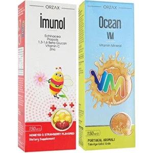 Ocean Imunol 150 ml Şurup + Ocean Vm 150 ml Şurup