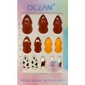 Takma Tırnak Tak ve Çık Kendinden Yapışkanlı - 733
