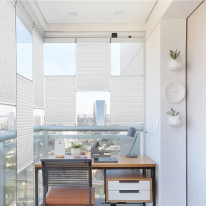 Cam Balkon ve Ofis Perdesi Plise Perde Katlanır Perde