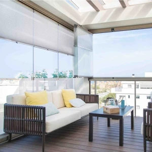 Cam Balkon ve Ofis Perdesi Plise Perde Katlanır Perde