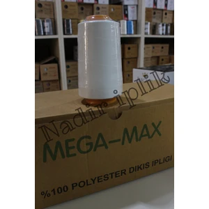 120 No % 100 Polyester Dikiş Ipliği Beyaz 1 Kutu