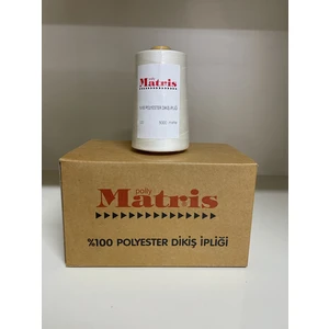 120 No  Polyester Dikiş Ipliği Krem 1 Kutu