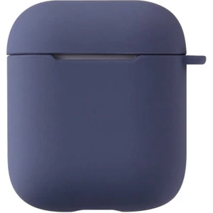 Kny Apple Airpods Için Standart Askılı Silikon Kılıf Lacivert