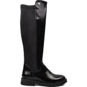 Pierre Cardin PC-52066 Siyah Kırışık Içi Polarlı Kadın Çizme