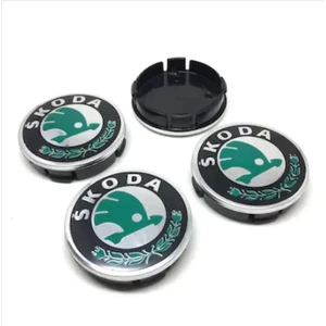 Jant Göbeği Skoda 58/55 55MM Yuva 4  Lü Set Yeşil