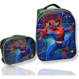 Beslenmeli Kabartmalı Lüx Okul Çanta