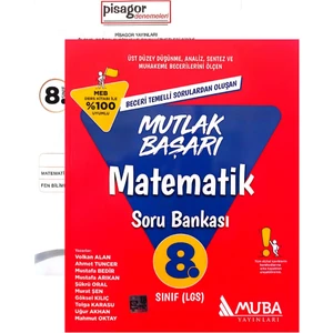 Muba Yayınları 8. Sınıf Mutlak Başarı Matematik Soru BankasıOkyanus Yayınları Denemeli