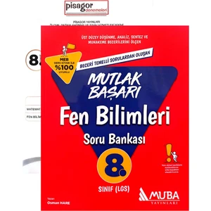 Muba Yayınları 8. Sınıf Mutlak Başarı Fen Bilimleri Soru Bankası-Yeni-Okyanus Yayınları Denemeli