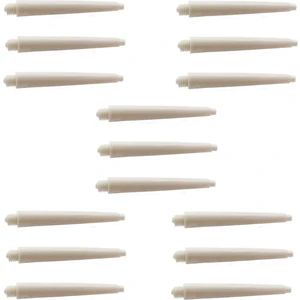 5 Set (15 Adet) 48MM Dartsan Nylon Dart Şaft-Shaft Beyaz,