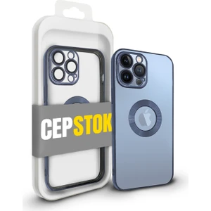 Apple iPhone 12 Kılıf Şeffaf Kamera Lens Koruyuculu Kenar Renkli Yumuşak Silikon