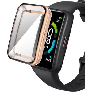 Huawei Band 7 Ekran Koruyucu & Kasa Koruma 360° Full Body Gard Tüm Gövde Tam Koruma