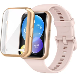 Huawei Watch Fit 2 Ekran Koruyucu & Kasa Koruma 360° Full Body Gard Tüm Gövde Tam Koruma