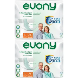 Hasta Bezi Yetişkin Bel Bantlı Tekstil Yüzey L - Büyük Boy 60 Adet