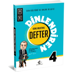 Eker Test Yayınları 4. Sınıf Dinlendiren Defter