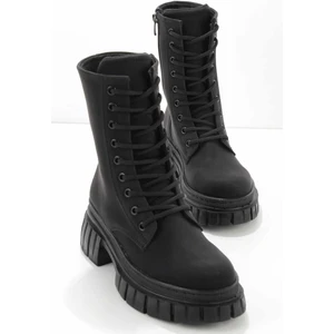 Siyah  Kadın Bot & Bootie K02823111909