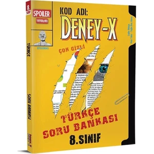 Spoiler Yayınları 8. Sınıf Deney x Turkce Soru Bankası