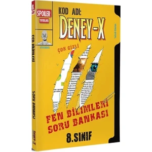 Spoiler Yayınları 8. Sınıf Deney x Fen Bilimleri Soru Bankası