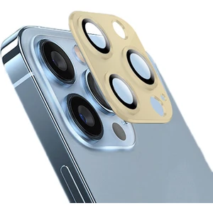 Kny Apple Iphone 13 Pro Max Için Renkli 3D Kamera Koruma Lens Koruyucusu
