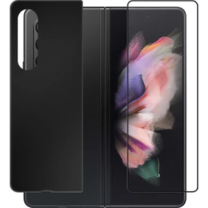 Kny Samsung Galaxy Z Fold 3 Için 3D Ön-Arka Renkli Cam Koruyucu