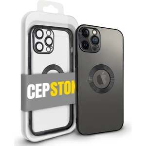 Apple iPhone 12 Pro Max Kılıf Şeffaf Kamera Lens Koruyuculu Kenar Renkli Yumuşak Silikon