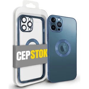 Apple iPhone 12 Pro Max Kılıf Şeffaf Kamera Lens Koruyuculu Kenar Renkli Yumuşak Silikon
