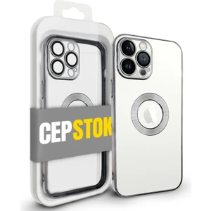 Apple iPhone 13 Pro Max Kılıf Şeffaf Kamera Lens Koruyuculu Kenar Renkli Yumuşak Silikon