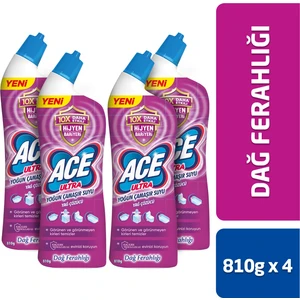 ACE Ultra Yoğun Kıvamlı Çamaşır Suyu Dağ Tazeliği 810g x4