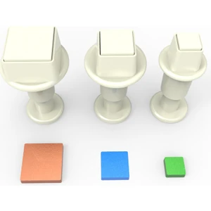 Kare Mini Enjektör 3lü Set
