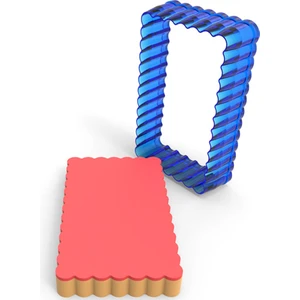 Dikdörtgen Polikarbon Kurabiye Kalıbı