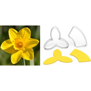 Nergis Çiçek Yapım Kesici Set 2 Parça 6 cm