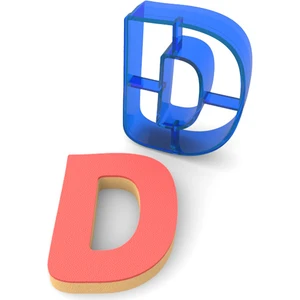 D Harfi Polikarbon Kurabiye Kalıbı