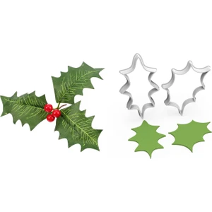 Çobanpüskülü Çiçek Yaprak Kesici Set 2 Parça