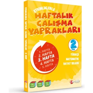 Artıbir Yayınları 2. Sınıf Etkinliklerle Yeni Nesil Haftalık Çalışma Yaprakları (Ciltli)