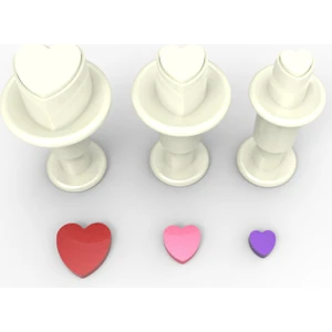Kalp Mini Enjektör 3lü Set