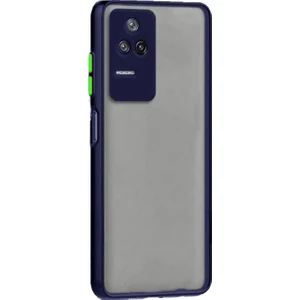 Xiaomi Poco F4 London Serisi Darbeye Dayanıklı Kılıf - Buzlu Mavi