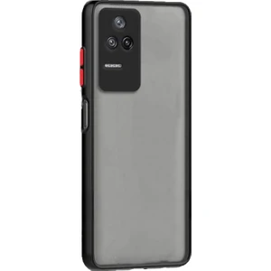 Xiaomi Poco F4 London Serisi Darbeye Dayanıklı Kılıf - Buzlu Siyah