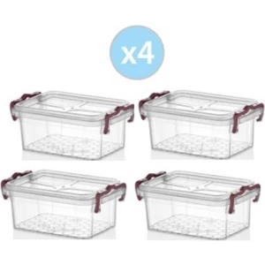 4 Lü Mini Kiler Saklama Seti