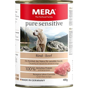 Cosmopol Store Mera Pure Sensitive Adult Biftekli Yetişkin Köpek Konservesi 400 gr