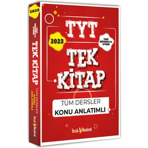Tercih Akademi Yayınları TYT 2023 Tüm Dersler Konu Anlatımlı  Tek Kitap