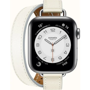 Hermes Kordon Attelage Model Apple Watch 42/44/45 mm Uyumlu (Logolu)