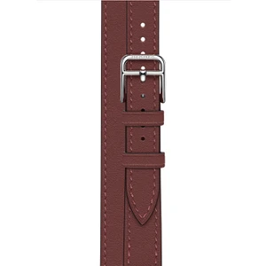 Hermes Kordon Attelage Model Apple Watch 44/45/46/49 mm Uyumlu (Logolu)