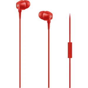 Pop Mikrofonlu Kulakiçi Kulaklık 3.5mm Kırmızı