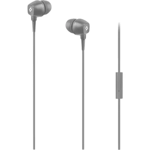 Pop Mikrofonlu Kulakiçi Kulaklık 3.5mm Gri