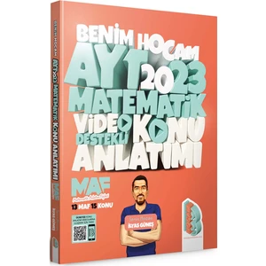 Benim Hocam Yayınları  AYT 2023 Matematik Video Destekli