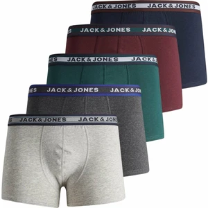 Jack & Jones Erkek Dark Grey Melange Boxer